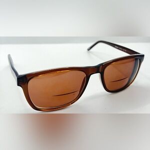 Seen SNCM11 Brown Oval Sunglasses Frames Only